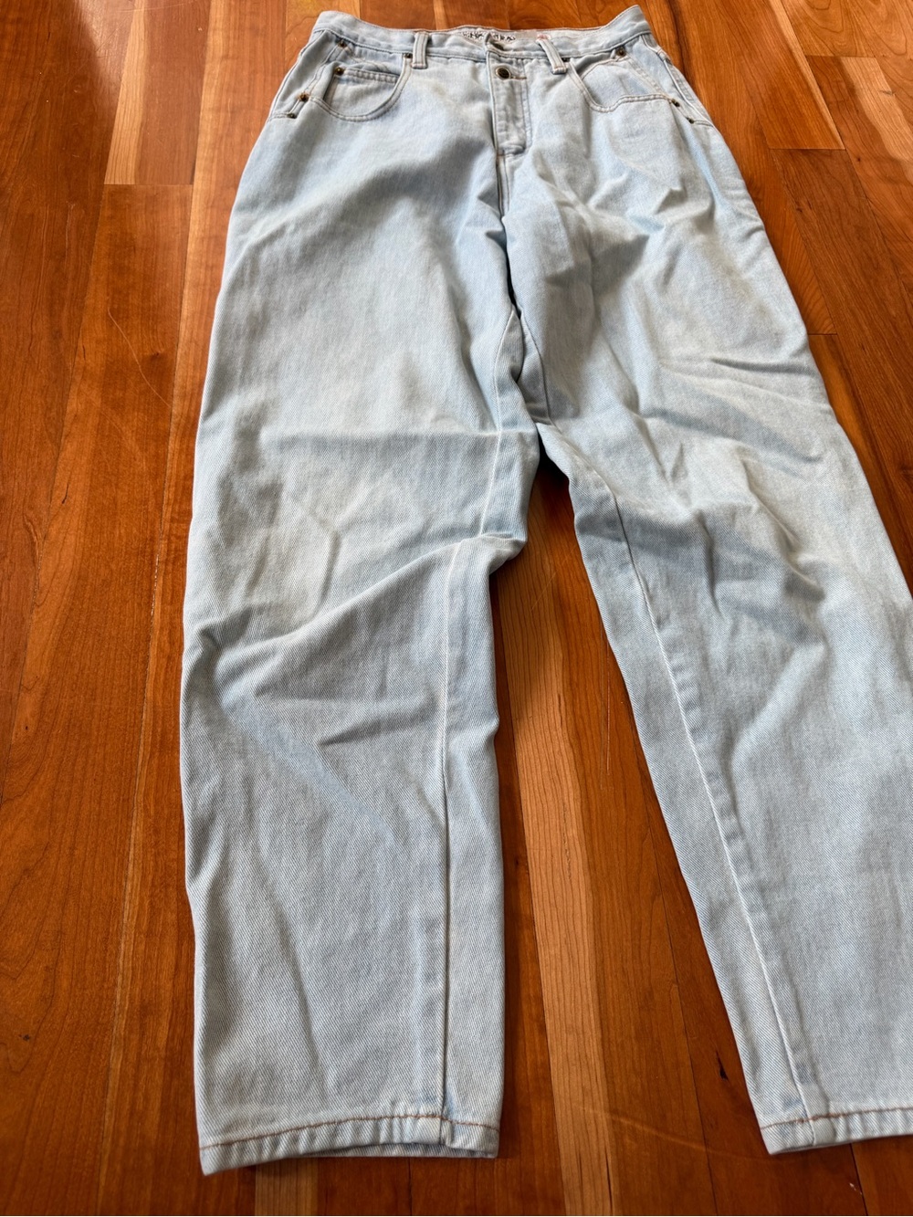 ZENA JEANS Y2K style light wash vintage jeans size 12 great pockets and style